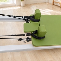 Table de Pilates Cadillac 3-en-1 en alliage d'aluminium avec barre de trapèze et barre de poussée pour studio commercial, domicile ou salle de sport