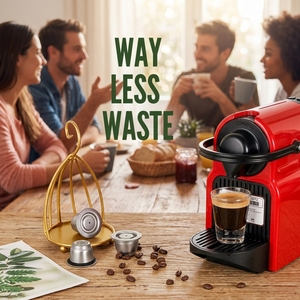 <span class=keywords><strong>Capsule</strong></span> de café <span class=keywords><strong>réutilisable</strong></span> pour <span class=keywords><strong>Nespresso</strong></span>, tasses à expresso <span class=keywords><strong>en</strong></span> acier inoxydable, <span class=keywords><strong>capsule</strong></span> de café rechargeable avec tamper, accessoires pour café - Product Image 2