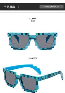 Nouvelles Lunettes de Soleil Vintage Mosaïque à Carreaux, Tendance AliExpress, Meilleures Ventes, Accessoire Photo Amusant - Product Image 5