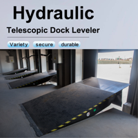 Rampe de quai de chargement télescopique 8T avec lèvre réglable 1000-1200mm pour baie de chargement de conteneurs
