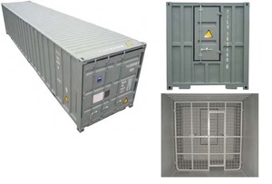 Conteneur Offshore Demi-Hauteur à Ouverture Latérale, Porte Battante, Porte <span class=keywords><strong>de</strong></span> Levage, DNV2.7 ISO10855 - Product Image 5