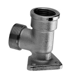 Connettore Curvo Flangiato F 1/2" M24x19 per Tubi Idraulici - Product Image 1