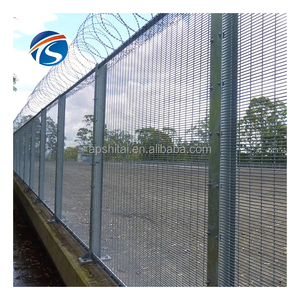 ผง<span class=keywords><strong>เคลือบ</strong></span>สังกะสีมุมมองที่ชัดเจนแผงรั้ว358 4มม. สำหรับสถานีริมถนนที่อยู่อาศัย - Product Image 5