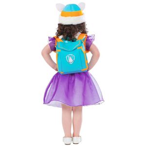 Children's Anime Costume Set Girls <b>Purple</b> Blue Dress With <b>Hat</b> And Vest For Performance Spring 2021 - Product Image 4
