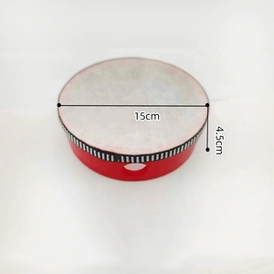 Wholesale Two-color Wooden Frame Hand <b>Drum</b> Single Drumhead Orff Percussion Instrument For Kids - Product Image 5