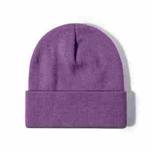 Gorro de Punto con Parche de PVC Personalizado al por Mayor, Gorro Corto Tipo Docker con Diseño de Calavera - Product Image 4