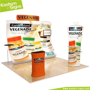 Fabricante profesional de aluminio, tela de tensión pantalla plegable económica justo booth diseño - Product Image 6