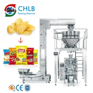 Prix usine Puff Food Crisp Banana Plantain Chips Snack Frites Chips De Pommes De Terre Machine À Emballer Automatique