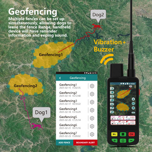 Localizador GPS para Perros de Caza - VHF/4G Modo Dual, Alcance de 15KM, Seguimiento de 20 Perros, Luz de Búsqueda Nocturna, ESEEK YX04/GD03, Android en Tiempo Real - Product Image 4