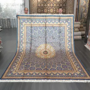 8x10ft Turkish Weavers Desta Vintage Oriental Handwoven Persian Area Silk Rug