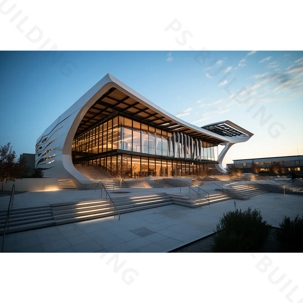 Prefabricated Steel Structure Outdoor Amphitheater, Modular Open-Air Theater Building