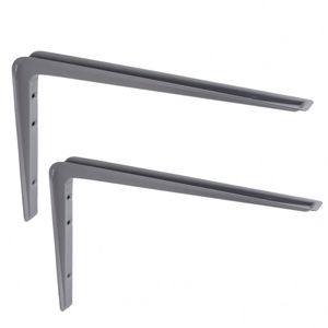 WEKIS Supports d'étagère pliants robustes en gros, épaissis, résistants à la rouille, triangulaires, pour applications de perçage et de charge lourde - Product Image 4