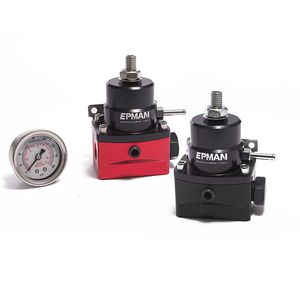 Regolatore di Pressione Carburante EPMAN con Manometro PSI per Honda CIVIC EG EK 92-00, Toyota Supra JZA80, <span class=keywords><strong>SUZUKI</strong></span> <span class=keywords><strong>SX4</strong></span> EP-7MGT-ZTGA - Product Image 1