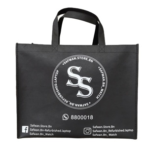 Sac à chaussures en tissu non tissé ultrasonique sur mesure, anti-poussière, anti-humidité, recyclable, avec lamination PP, sac de rangement et de shopping - Product Image 2