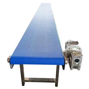 Gıda sınıfı PU plastik örgülü konveyör bandı modülü bölme tipi zincir plaka asansör hazne tırmanma konveyör ile - Product Image 5