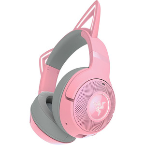 <span class=keywords><strong>Razer</strong></span> <span class=keywords><strong>Kraken</strong></span> <span class=keywords><strong>Kitty</strong></span> V2 BT Auriculares inalámbricos RGB Chroma RGB <span class=keywords><strong>Kitty</strong></span> Ears Bluetooth 5,2 40 mm Controladores Micrófonos con cancelación de ruido - Product Image 3