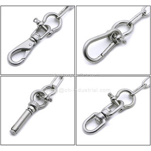 Marine lớp gian lận phần cứng vít pin D Vòng xiềng xích <span class=keywords><strong>1</strong></span>/<span class=keywords><strong>4</strong></span> "dây kẹp còng thép không gỉ Neo còng - Product Image 5