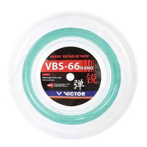 Cordage de raquette de <span class=keywords><strong>badminton</strong></span> en nylon haute élasticité et durable <span class=keywords><strong>VICTOR</strong></span> VBS66N, longueur 200 m, calibre 0,66 mm, multicolore - Product Image 2