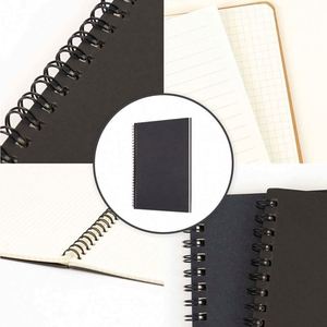 Promotion : Ensemble cadeau personnalisé avec carnet à couverture rigide, pages pointillées, format A5, spirale et stylo, avec logo - Product Image 4