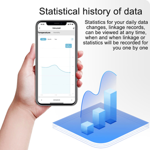 Sensor de Temperatura y Humedad WiFi y Zigbee SIXWGH, Monitor Inteligente para el Hogar, Control Remoto por Aplicación, Alerta por Voz, Compatible con <span class=keywords><strong>Alexa</strong></span>, Google Home y Tuya - Product Image 4