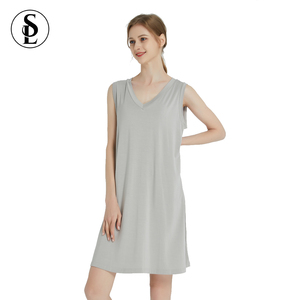 Abito <span class=keywords><strong>da</strong></span> <span class=keywords><strong>notte</strong></span> <span class=keywords><strong>da</strong></span> donna senza maniche per <span class=keywords><strong>camicia</strong></span> <span class=keywords><strong>da</strong></span> <span class=keywords><strong>notte</strong></span> <span class=keywords><strong>da</strong></span> donna <span class=keywords><strong>camicia</strong></span> <span class=keywords><strong>da</strong></span> <span class=keywords><strong>notte</strong></span> in <span class=keywords><strong>viscosa</strong></span> di bambù solido - Product Image 2