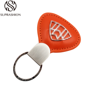 Porte-monnaie triangulaire en métal, porte-clés, cuir grainé lychee, écologique, durable, personnalisé, cadeaux d'affaires <span class=keywords><strong>de</strong></span> luxe léger - Product Image 2