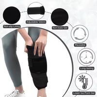 Pack de gel réutilisable chaud/froid pour soulager les douleurs musculaires, manchon de compression flexible pour bras, jambe, mollet, OEM