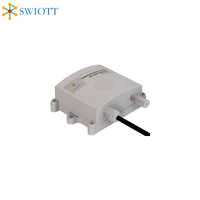 Détecteur de gaz mural SW6CO01 avec capteur de CO, RS485 Modbus RTU, 0-1000ppm, 0-2000ppm, affichage OLED en option, surveillance haute précision