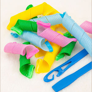 Rizos mágicos sin calor, juego de rizador de pelo ondulado en espiral, sin calor, Kit de estilismo, diseño de autoagarre, rizador de pelo largo de plástico sin daños - Product Image 1