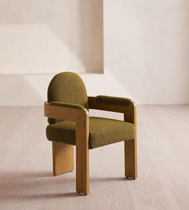 Fauteuil de salon moderne haut de gamme avec dossier pivotant et structure en bois, idéal pour les espaces commerciaux et résidentiels. - Product Image 4