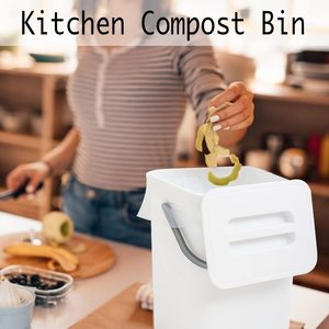 Cubo de Basura de Pared con Tapa Plegable y Diseño que Ahorra Espacio para Puertas de Armarios de Cocina, Baño u Oficina - Product Image 3