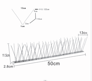 Dissuasore per Uccelli Qiao Liang Anti Piccioni e Piccoli Parassiti, Spuntoni Repellenti per Uccelli con Base in Acciaio Inossidabile - Product Image 3