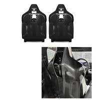 Housse de siège en fibre de carbone 100% sèche, style OEM, compatible avec BMW G90 G99 M5 2025+, accessoires de voiture, housse de dossier de siège intérieur, 2 pièces