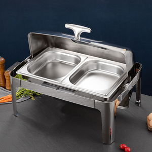 Chauffe-Plat de Luxe Économique en Acier Inoxydable pour la Restauration Professionnelle – Maintien au Chaud des Aliments - Product Image 1