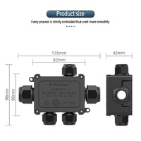 Bornier Ip68 Joint de câble Anneau en silicone Boîtes de jonction étanches à 5 voies