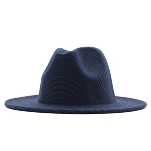 Sombrero de Lana Suave a Cuadros para Mujer, Moda Otoño Invierno, Nuevo Sombrero Clásico Estilo Jazz para Actividades al Aire Libre - Product Image 3