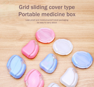 Rhombic Daily 2 Times a Day Pill <strong>Box</strong> Vitamin Organizer Food-Grade PP Moisture-Proof <strong>Lockable</strong> <strong>Medicine</strong> <strong>Box</strong> - Product Image 4