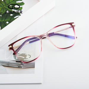 Monturas de Gafas Rectangulares FalaiEr TR90 con Lentes Anti Luz Azul, Unisex, Tamaño Mediano, Gafas Ópticas - Product Image 5