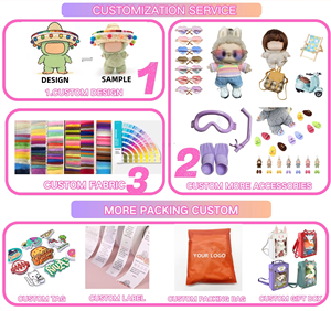 Lafufu Halloween Pumpkin Generation Set de Juguetes DIY de Alta Calidad: Vestido, Sombrero, Pantalones, Suéter, Decoración, Reemplaza Ropa y Accesorios para Muñecas - Product Image 6