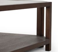 Table basse carrée moderne en bois avec structure en acier, facile à nettoyer, pour salon, hôtel et appartement