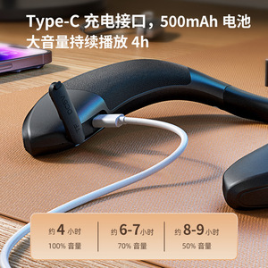 Rockmia Neckband Wireless <b>Bluetooth</b> <b>Speaker</b> Portable <b>Mini</b> Wearable Stereo With Heavy Bass For Home And Mobile Use - Product Image 5