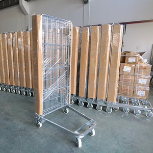 Kılıf CARTER OEM hareketli depo taşıma arabası tel kafes çelik rulo kafes tekerlekler ile - Product Image 4