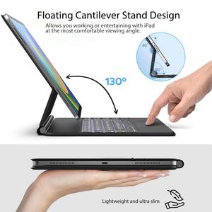 Nouvel étui clavier magnétique sans fil populaire pour tablette iPad Pro 11 pouces M2 2024 - Product Image 4