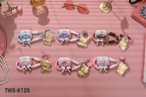 Audífonos Bluetooth TWS con Diseño de Sanrio Gold Style, Hello Kitty, Kuromi, My Melody, <span class=keywords><strong>Auriculares</strong></span> Inalámbricos de Dibujos Animados - Product Image 6