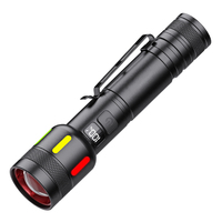 Lampe de poche LED rechargeable 700LM en alliage d'aluminium, charge USB-C, torche d'urgence à intensité variable pour le camping, la randonnée et les réparations