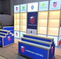 Detian offre expositions entrepreneurs stand design 10x20 stand de salon de mode foire caler