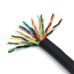 16AWG สาย18AWG เกลียว24คู่ <span class=keywords><strong>pltc</strong></span> สายเคเบิลป้องกันหน้าจอ1มม. - Product Image 2