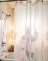 Ensemble de rideaux de douche à motif personnalisé UIOWIO, rideau de douche imperméable, respectueux de l'environnement, en PEVA, rideau de salle de bain anti-taches