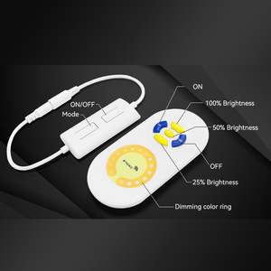 Télécommande variateur LED 2,4 GHz sans fil, contrôle tactile, 6A, 1 canal, basse tension, en ligne - Product Image 3