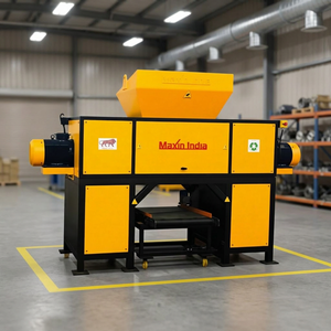Machine de broyage FRP haute performance à double arbre semi-automatique 415 Volts, système de recyclage de déchets plastiques robuste - Product Image 1